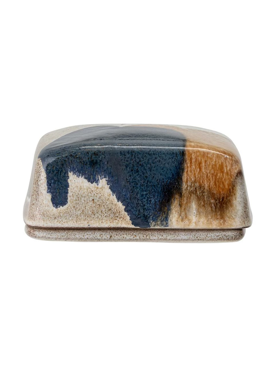 Bloomingville Beurrier rustique en grès fait main Jules, larg. 14 x haut. 6 cm 6 Bloomingville Beurrier rustique en grès fait main Jules, larg. 14 x haut. 6 cm – Image 4