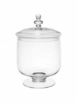 Cote Table Bocal de conservation en verre Guimauve, Ø20 cm, Ø 20 x haut. 35 cm