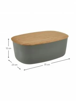 Rig-Tig Boîte à pain design avec couvercle en bambou Box-It, larg. 35 x haut. 12 cm -Cuisine Soldes 2022 Boite a pain design avec couvercle en bambou Box It 14
