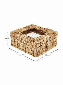 Bloomingville Boîte à thé en jacinthe d'eau Iden, larg. 23 x haut. 10 cmDisponibilité limitée -Cuisine Soldes 2022 Boite a the en jacinthe deau Iden 2