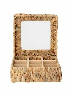 Bloomingville Boîte à thé en jacinthe d'eau Iden, larg. 23 x haut. 10 cmDisponibilité limitée -Cuisine Soldes 2022 Boite a the en jacinthe deau Iden 5