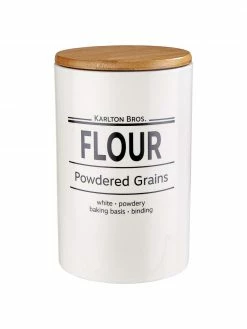 Boîte de rangement Karlton Bros. Flour, Ø 11 x haut. 18 cm, Ø 11 x haut. 18 cm, 1,1 L