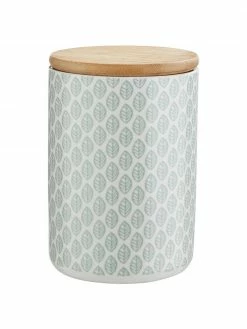 Boîte de rangement Leaves, Ø 10 x haut. 14 cm, Ø 10 x haut. 14 cm, 700 ml