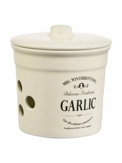 Bo&icirc;te de rangement Mrs Winterbottoms Garlic, &Oslash; 14 x haut. 12 cm, Ø 14 x haut. 12 cm -Cuisine Soldes 2022 Boite de rangement Mrs Winterbottoms Garlic O 14 x haut 12 cm 2