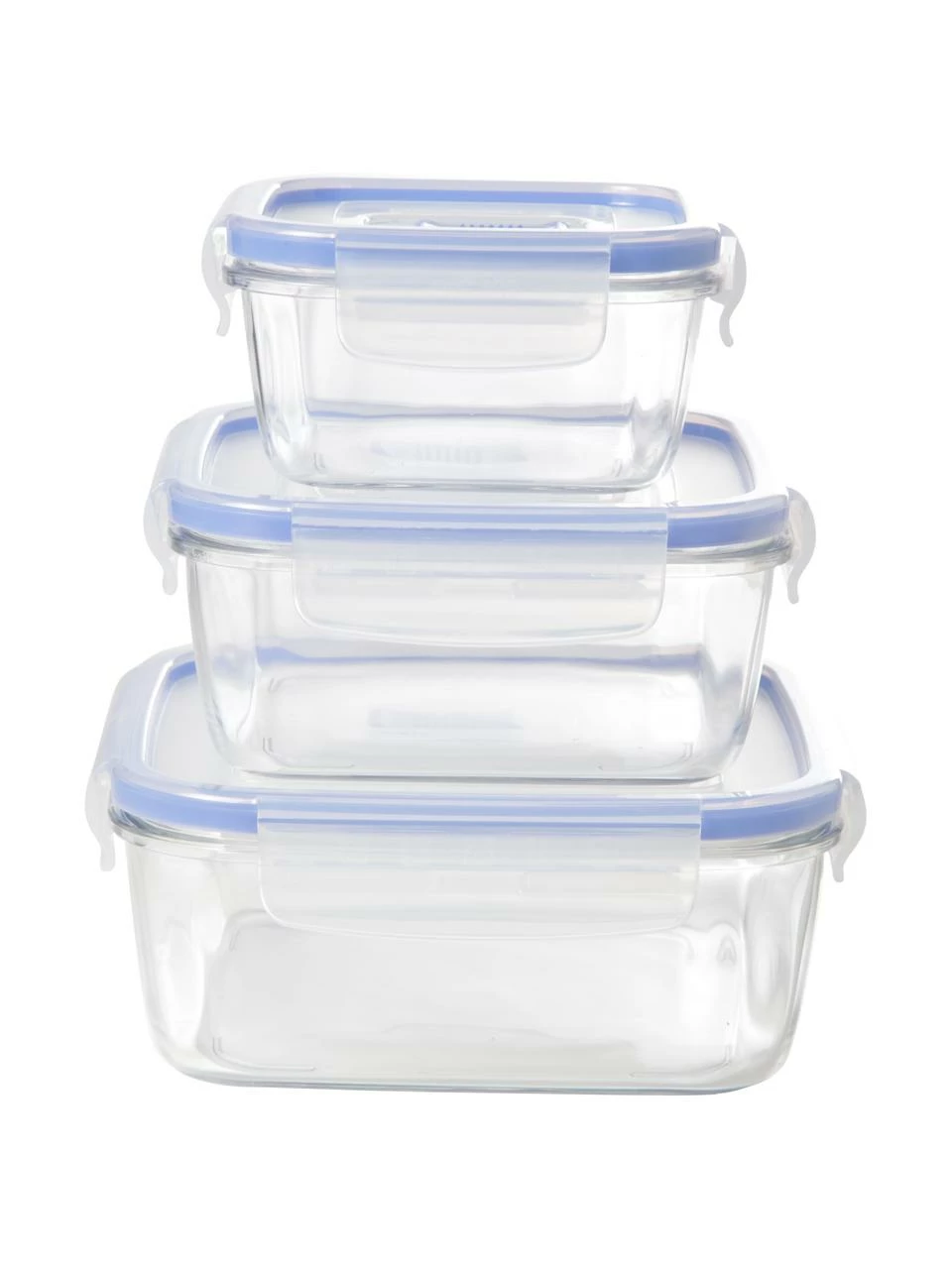 Boîte de rangement Pure, 3 élém., Lot de différentes tailles 3 Boîte de rangement Pure, 3 élém., Lot de différentes tailles