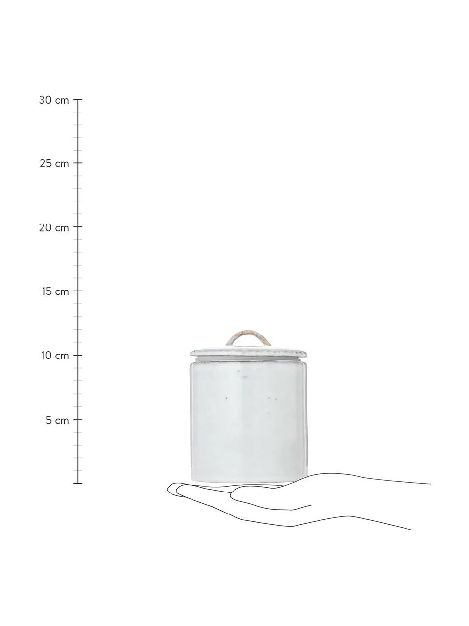 Broste Copenhagen Boîte de rangement en grès fait main Nordic Sand, Ø 12 x haut. 12 cm, Ø 12 x haut. 12 cm, 1 l 5 Broste Copenhagen Boîte de rangement en grès fait main Nordic Sand, Ø 12 x haut. 12 cm, Ø 12 x haut. 12 cm, 1 l – Image 3