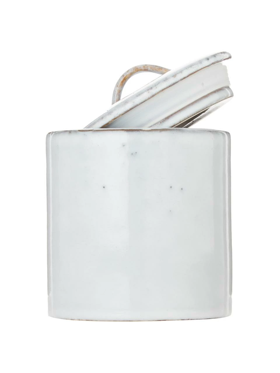 Broste Copenhagen Boîte de rangement en grès fait main Nordic Sand, Ø 12 x haut. 12 cm, Ø 12 x haut. 12 cm, 1 l 6 Broste Copenhagen Boîte de rangement en grès fait main Nordic Sand, Ø 12 x haut. 12 cm, Ø 12 x haut. 12 cm, 1 l – Image 4