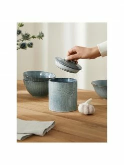 Broste Copenhagen Boîte de rangement faite à la main Nordic Sea, Ø 12 x haut. 12 cm, 1 lSeulement 1 produit disponible -Cuisine Soldes 2022 Boite de rangement faite a la main Nordic Sea 2