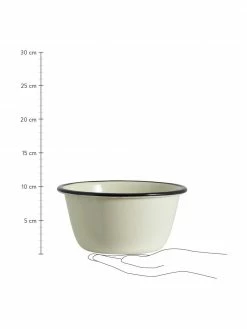 Nordal Bol à céréales émaillé avec bord peint à la main Ginger, 2 pièces, Ø 16 x haut. 8 cm -Cuisine Soldes 2022 Bol a cereales emaille avec bord peint a la main Ginger 2 pieces 2