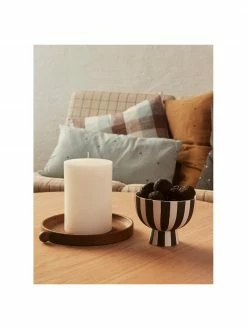 Bol à fruits artisanal noir/blanc Toppu, Ø 13 x haut. 10 cm -Cuisine Soldes 2022 Bol a fruits artisanal noirblanc Toppu 9