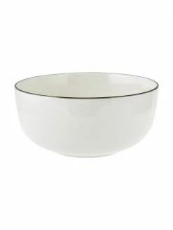 Westwing Collection Bol à muesli porcelaine Facile, Ø 16 cm, 2 pièces, Ø 16 x haut. 8 cm