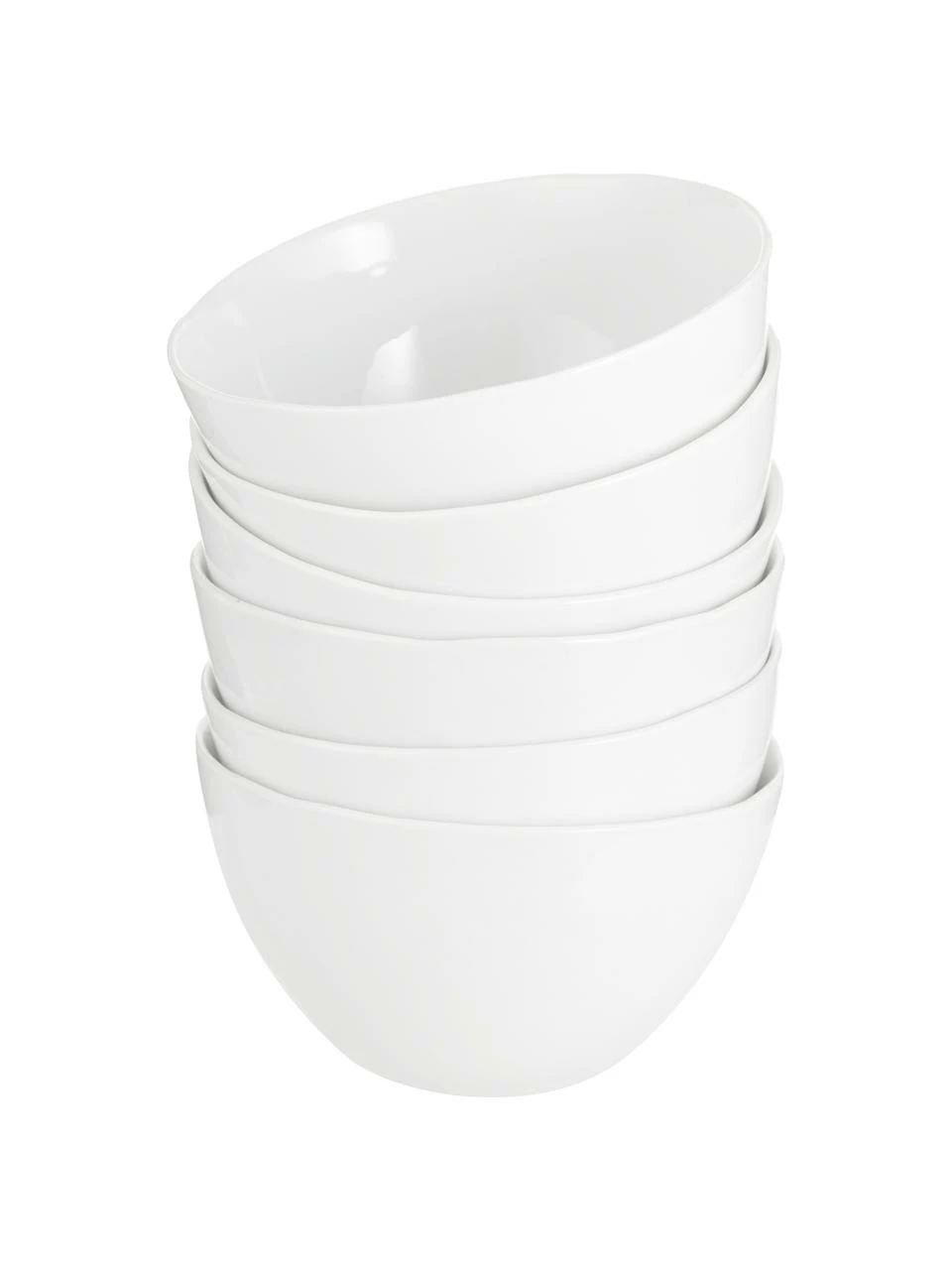Bol à surface inégale Porcelino, 6 pièces, Ø 15 x haut. 8 cm 6 Bol à surface inégale Porcelino, 6 pièces, Ø 15 x haut. 8 cm – Image 4