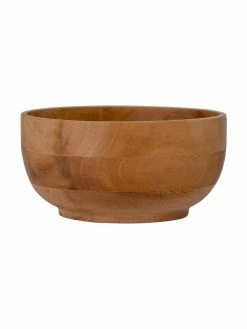 Bloomingville Bol apéro en bois d'acajou Zeline, 4 pièces, Ø 9 x haut. 4 cm