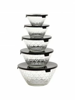 Nordal Bol de rangement Marco, 5 élém., Lot de différentes tailles