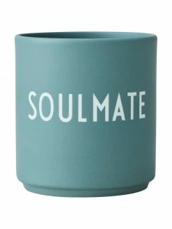 Design Letters Bol design avec lettrage Favourite SOULMATE, Ø 8 x 9 cm, 250 ml