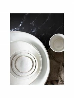 Dutch Rose Bol en grès blanc Organic, 4 pièces, Ø 14 x haut. 7 cmDisponibilité limitée -Cuisine Soldes 2022 Bol en gres blanc Organic 4 pieces 4