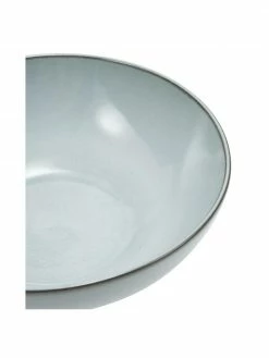 Westwing Collection Bol en grès bleu gris fait main Thalia, 2 pièces, Ø 18 x haut. 6 cm -Cuisine Soldes 2022 Bol en gres bleu gris fait main Thalia 2 pieces 5