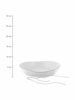 Broste Copenhagen Bol en porcelaine avec bord noir, fait main Salt, 2 pièces, Ø 20 cm, Ø 20 x haut. 4 cm 11 Broste Copenhagen Bol en porcelaine avec bord noir, fait main Salt, 2 pièces, Ø 20 cm, Ø 20 x haut. 4 cm -Cuisine Soldes 2022 Bol en porcelaine avec bord noir fait main Salt 2 pieces O 20 cm 3