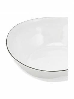 Broste Copenhagen Bol en porcelaine fait main Salt Ø 17 cm, 4 pièces, larg. 17 x prof. 15 cm -Cuisine Soldes 2022 Bol en porcelaine fait main Salt O 17 cm 4 pieces 4