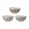Bloomingville Bol ethnique grès Eliana, 3 pièces, Ø 12 x haut. 6 cm, 250 ml -Cuisine Soldes 2022 Bol ethnique gres Eliana 3 pieces