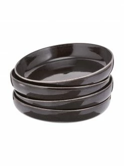 Broste Copenhagen Bol fait à la main Nordic Coal Ø 22 cm, 4 pièces, Ø 22 x haut. 5 cm -Cuisine Soldes 2022 Bol fait a la main Nordic Coal O 22 cm 4 pieces 3