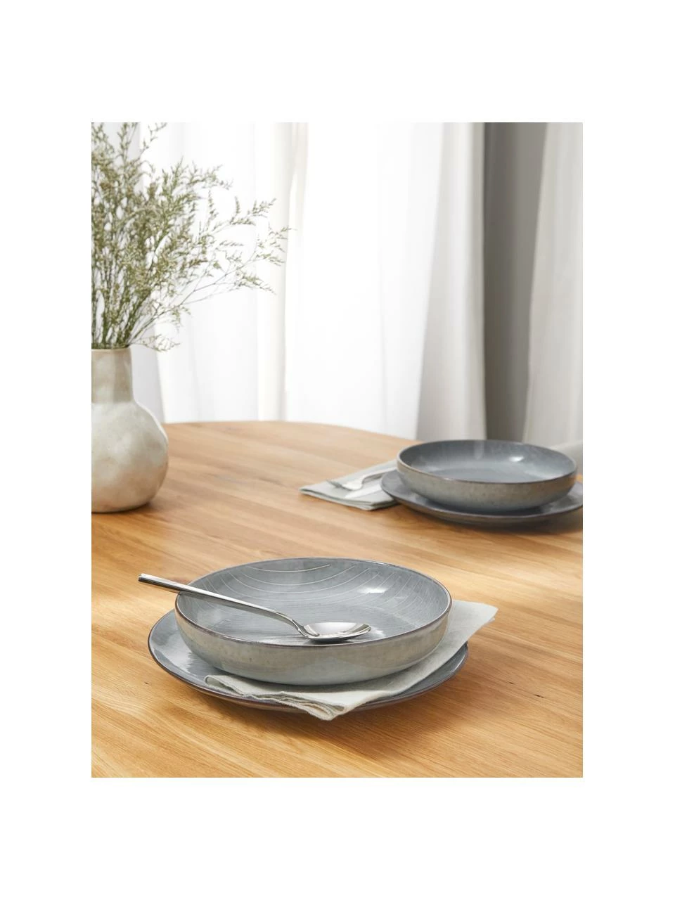 Broste Copenhagen Bol fait à la main Nordic Sea Ø 22 cm, 4 pièces, Ø 22 x haut. 5 cm 4 Broste Copenhagen Bol fait à la main Nordic Sea Ø 22 cm, 4 pièces, Ø 22 x haut. 5 cm – Image 2