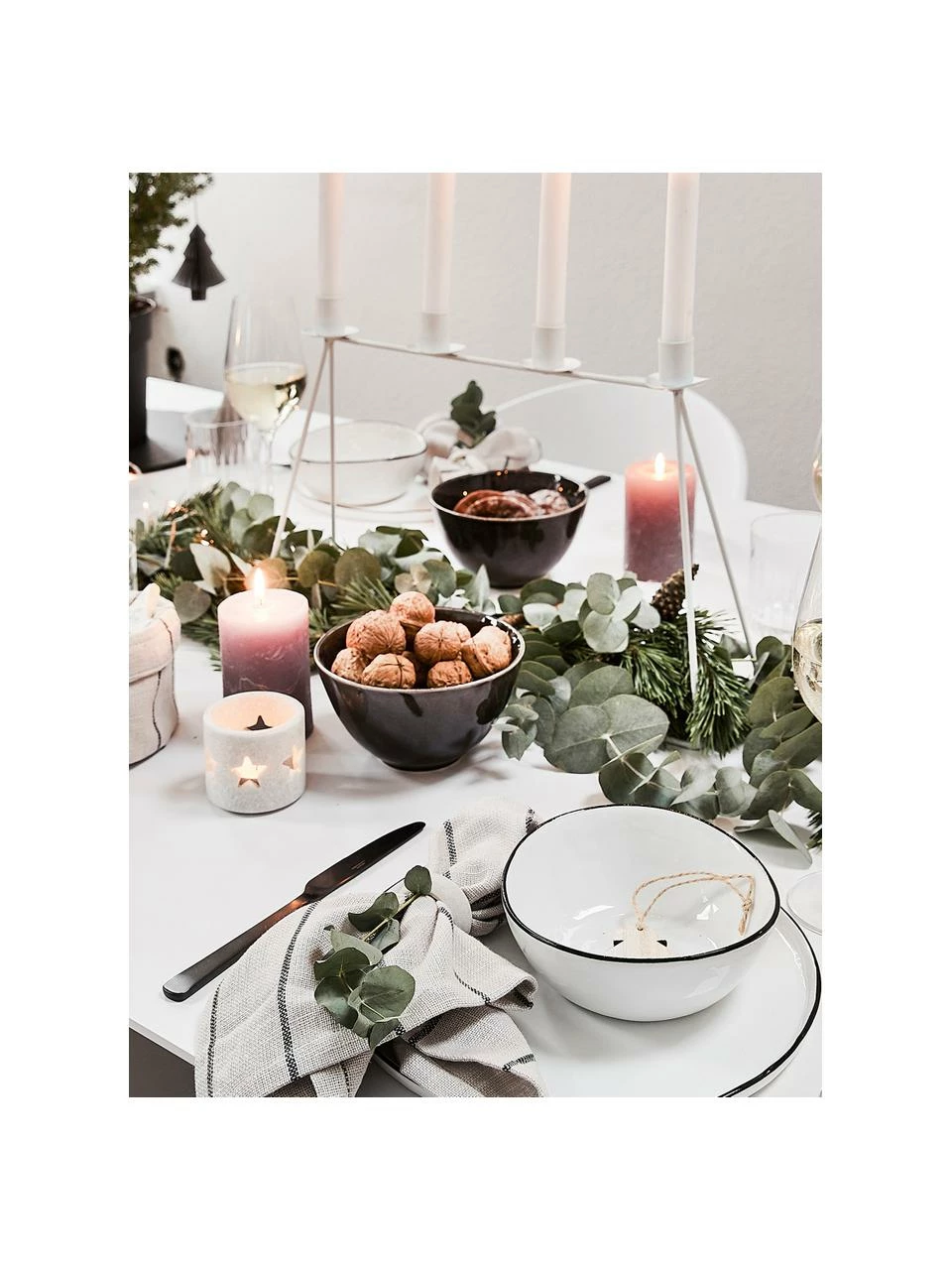 Broste Copenhagen Bol fait main Nordic Coal Ø 15 cm, 4 pièces, Ø 15 x haut. 8 cm 4 Broste Copenhagen Bol fait main Nordic Coal Ø 15 cm, 4 pièces, Ø 15 x haut. 8 cm – Image 2