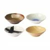 HKliving Bol japonais en grès fait main Yunomi, 4 élém., Ø 17 cm x haut. 5 cm -Cuisine Soldes 2022 Bol japonais en gres fait main Yunomi 4 elem