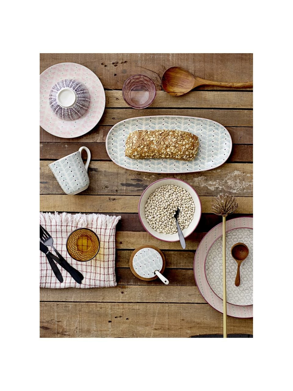 Bloomingville Bol maison de campagne Maya, 3 élém., Ø 17 x haut. 8 cm 4 Bloomingville Bol maison de campagne Maya, 3 élém., Ø 17 x haut. 8 cm – Image 2