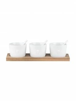 Räder Bol porcelaine fait main Heart, 7 élém., larg. 22 x haut. 6 cm