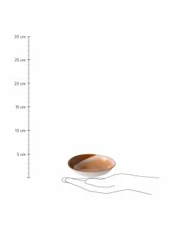 HKliving Bol r&eacute;tro en c&eacute;ramique fait main 70's, 2&nbsp;pi&egrave;ces, larg. 21 x haut. 5 cm -Cuisine Soldes 2022 Bol retro en ceramique fait main 70s 2 pieces 7