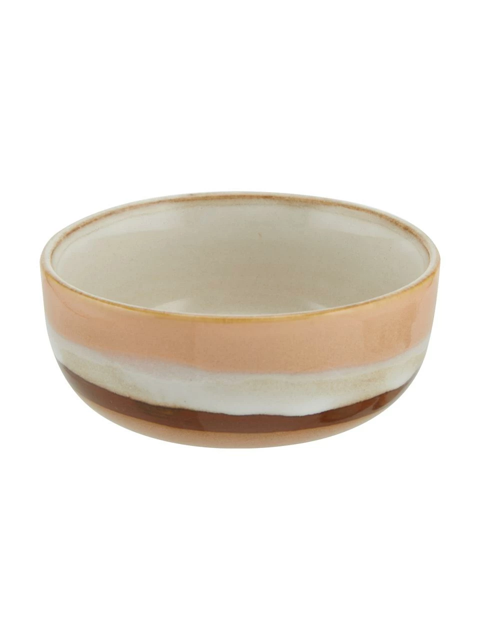 HKliving Bol rétro en céramique fait main 70's, 4 élém., Ø 11 x haut. 5 cm 7 HKliving Bol rétro en céramique fait main 70's, 4 élém., Ø 11 x haut. 5 cm – Image 5