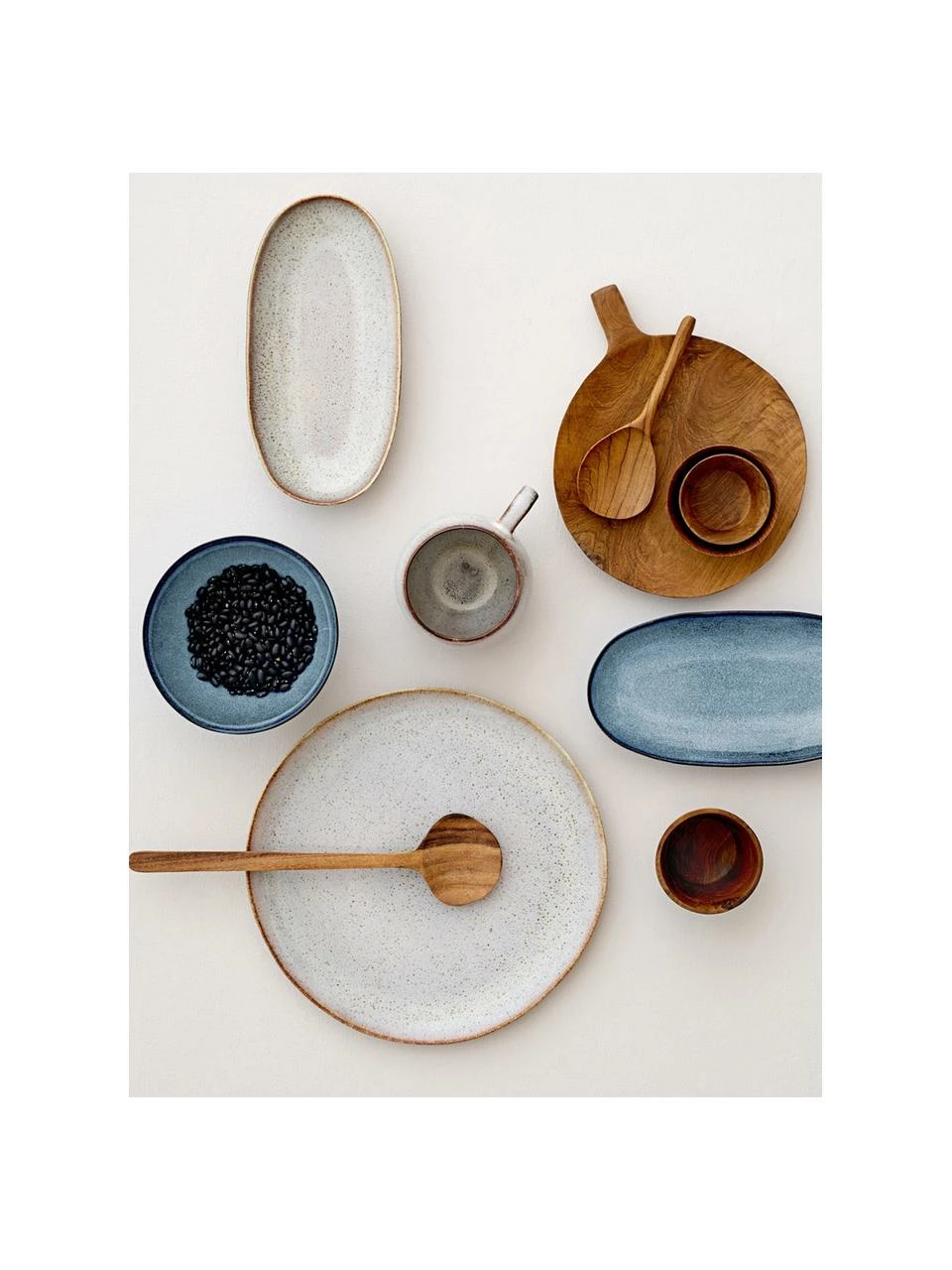 Bloomingville Bol rustique en grès fait main Sandrine, 6 pièces, Ø 15 x haut. 8 cm 4 Bloomingville Bol rustique en grès fait main Sandrine, 6 pièces, Ø 15 x haut. 8 cm – Image 2