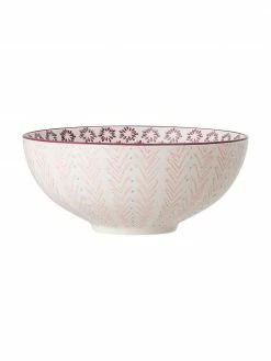 Bloomingville Bol rustique en grès imprimé floral Maya, Ø 21 cm, Ø 21 x haut. 9 cmDisponibilité limitée -Cuisine Soldes 2022 Bol rustique en gres imprime floral Maya O 21 cm 2