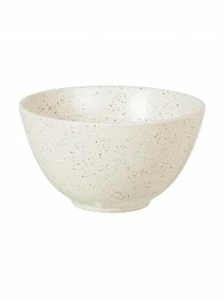 Broste Copenhagen Bol rustique grès cérame faite main blanc crème Nordic Vanilla Ø 15 cm, 4 pièces, Ø 15 x haut. 8 cm
