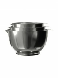 Rosti Bols en acier inoxydable couleur argentée Margrethe, 3 élém., Lot de différentes tailles