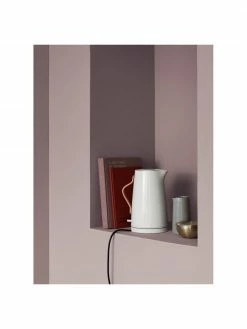 Stelton Bouilloire blanc de chaux brillant Emma, 1,2 l -Cuisine Soldes 2022 Bouilloire blanc de chaux brillant Emma 1