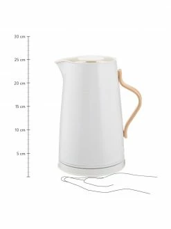 Stelton Bouilloire blanc de chaux brillant Emma, 1,2 l -Cuisine Soldes 2022 Bouilloire blanc de chaux brillant Emma 2