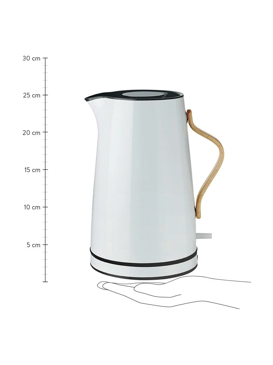 Stelton Bouilloire blanche bleutée Emma, 1,2 lSeulement 1 produit disponible 5 Stelton Bouilloire blanche bleutée Emma, 1,2 lSeulement 1 produit disponible – Image 3