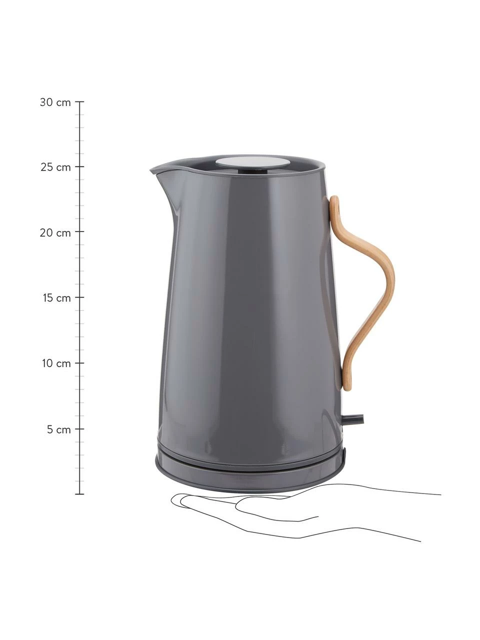 Stelton Bouilloire gris brillant Emma, 1,2 lDisponibilité limitée 5 Stelton Bouilloire gris brillant Emma, 1,2 lDisponibilité limitée – Image 3