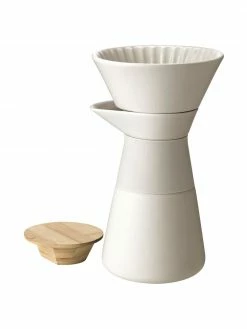 Stelton Cafetière crème mat Theo, 600 ml