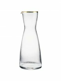 Carafe à eau en verre Twenties, 1 l, haut. 26 cm, 1 l