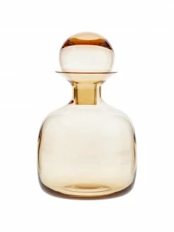 Asa Carafe ambre/transparent faite main Colored, 1,5 L, haut. 25 cm, 1,5 L