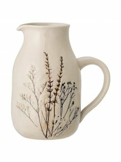 Bloomingville Carafe rustique grès faite main Bea,1.5 L, Ø 12 x haut. 20 cm