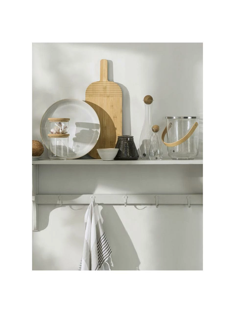 Carafe soufflée bouche avec bouchon en bois Eden, 1 L, haut. 35 cm, 1 l 8 Carafe soufflée bouche avec bouchon en bois Eden, 1 L, haut. 35 cm, 1 l – Image 6