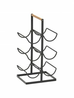 Casier à vin pour 6 bouteilles Hadena, larg. 24 x haut. 46 cm