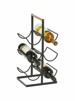 Casier à vin pour 6 bouteilles Hadena, larg. 24 x haut. 46 cm -Cuisine Soldes 2022 Casier a vin pour 6 bouteilles Hadena 3