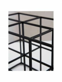 Casier à vin pour 9 bouteilles métal Vinnie, larg. 37 x haut. 37 cmSeulement 1 produit disponible -Cuisine Soldes 2022 Casier a vin pour 9 bouteilles metal Vinnie 3