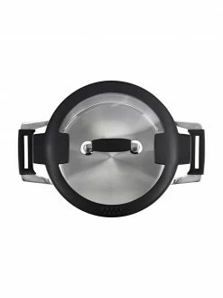 Casserole acier inoxydable avec échelle intérieure Silence Pro, Ø 25 x haut. 20 cm -Cuisine Soldes 2022 Casserole acier inoxydable avec echelle interieure Silence Pro 4