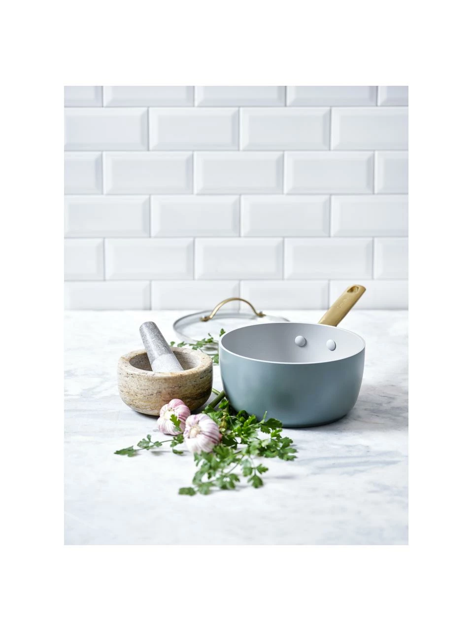 Casserole bleue avec revêtement antiadhésif Padova, Ø 19 cm 4 Casserole bleue avec revêtement antiadhésif Padova, Ø 19 cm – Image 2